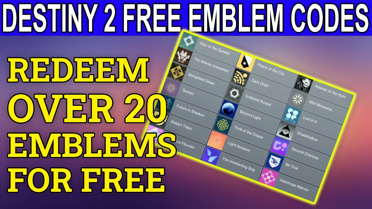 destiny-2-free-emblem-codes-redeem-over-20-emblems-right-now-witch-queen-season-16-youtube