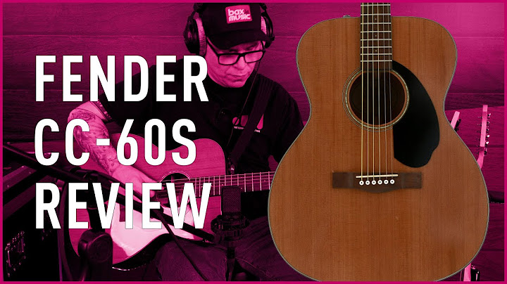 Acoustic fender cc 60s nat review