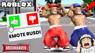 Cara Dapetin Emote Joget Mas Rusdi Gratis Satu Kali Click Di Brookhaven