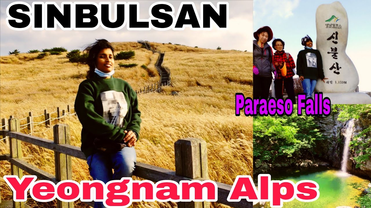 Couple Mountain Hiking in Korea| Korea's highest peak in Ulsan| Sinbulsan Mountain|Paraeso Falls
