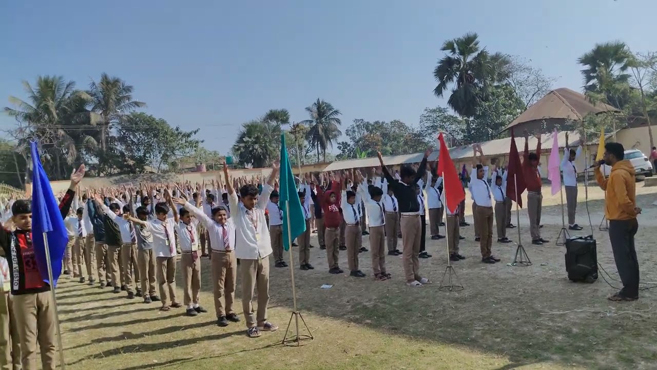 Morning assembly #school #viralvideosシ 