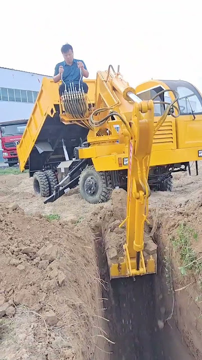 Truck-mounted excavator, excavator, four-wheel drive agricultural vehicle, dump truck, one machi