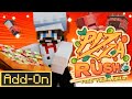 I Tried the PIZZA RUSH Addon Before Becoming a Chef in Minecraft Bedrock!