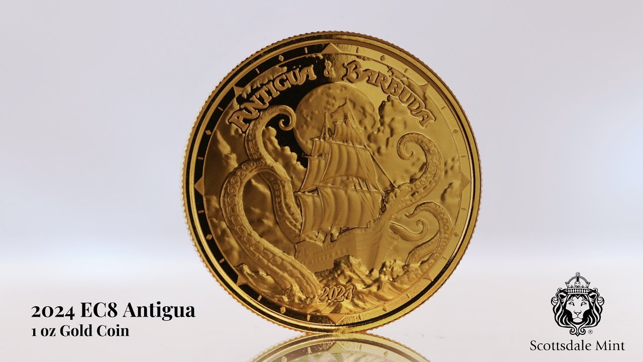 2024 EC8 Antigua & Barbuda | Rum Runner and Kraken 1 oz 9999 Fine