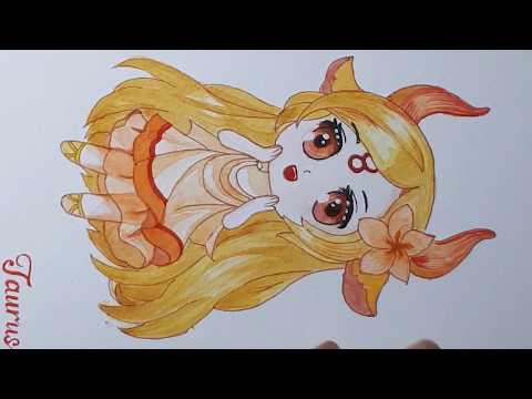 Video How To Draw Taurus Chibi | Vẽ Cung Kim Ngưu 12 Cung... - youtube