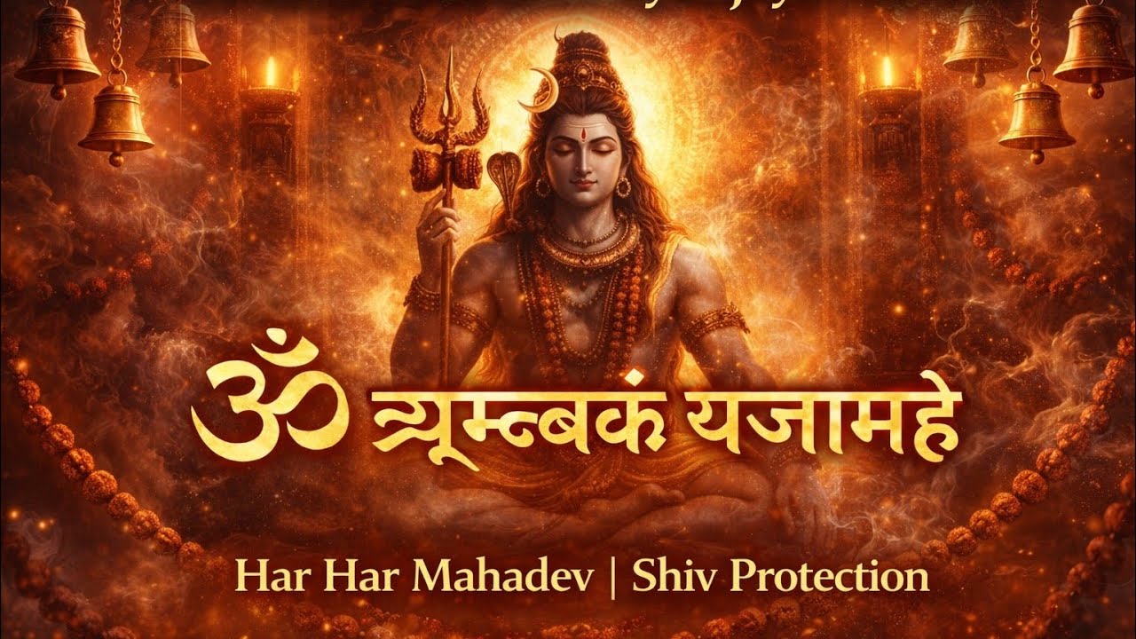 Powerful Mahamrityunjaya Mantra | ॐ त्र्यम्बकं यजामहे | Har Har Mahadev | Shiv Protection Mantra