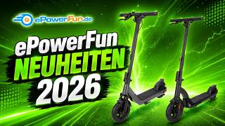 ePowerFun Neuheiten 2026 - ePF-Skate ( ePF-1 Nachfolger ) & ePF-3 im Detail Vorgestellt / Review