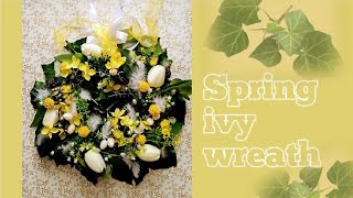 Udělejte si jarní věnec z břečťanu/Make a spring ivy wreath