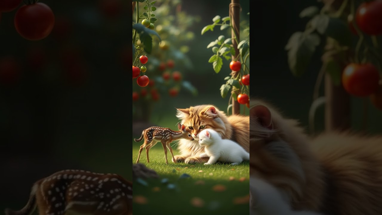 A Tiny Fawn Finds the Warmest Welcome from a Caring Forest Friend 