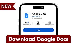 How To Download Google Docs on Android/iPhone (2025) | Install Google Docs on Mobile