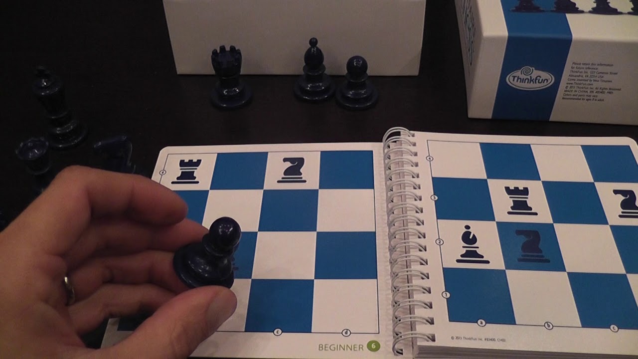  ThinkFun Solitaire Chess - Fun Version of Chess You