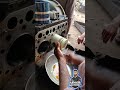 Truck Diesel Engine Piston Installation #engine #mechanic #skills #shortsfeed #liner #shorts #yt