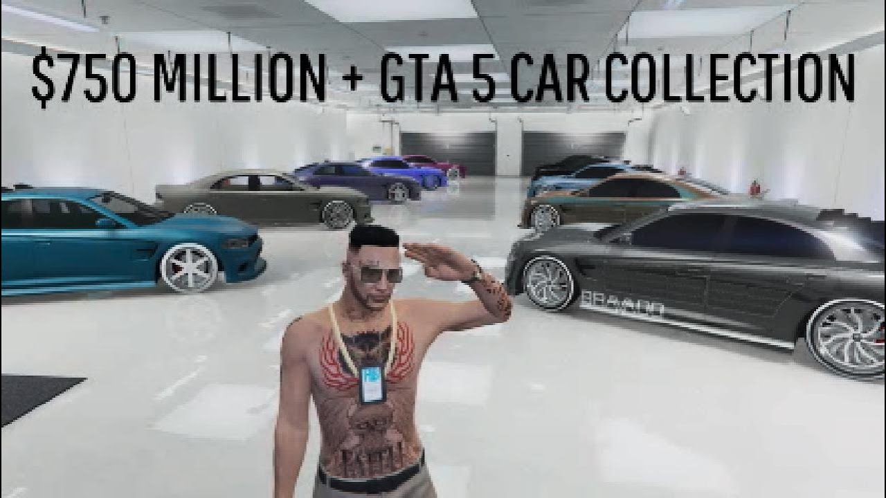 Inside peak of my $750 MILLION GTA 5 car collection - YouTube