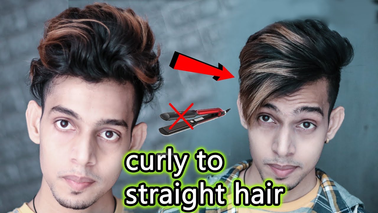 Manage Your curly hair | curly to straight hair | no hair straightener ...