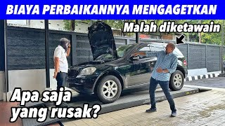 Mercy ML kami bawa ke bengkel resmi