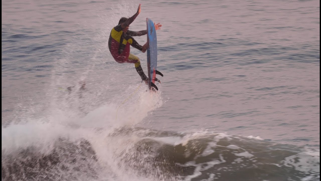 Christian Fletcher and Greyson Fletcher Surf The Wedge YouTube