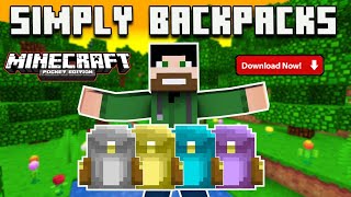 √backpack mod minecraft pe 1.17 |minecraft bedrock edition backpack addon screenshot 5