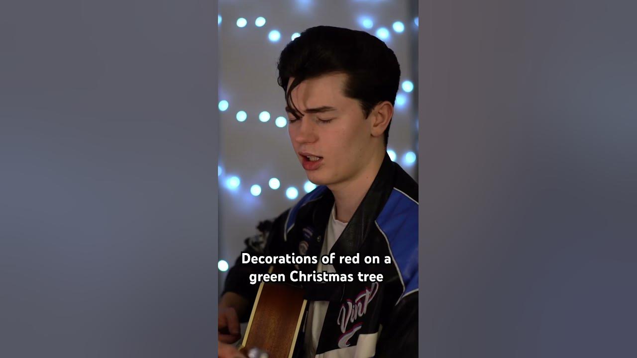 Full video on my channel 🙌❤️ #singing #bluechristmas #elvis #tiktok #music
