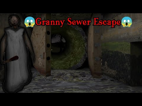 Granny Sewer Escape Full Gameplay - YouTube