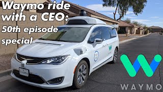Waymo Ride With a CEO | JJRicks Rides With Waymo - 50th Episode Special