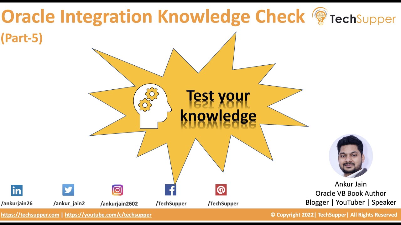 Oracle Integration Knowledge Check Part 5 - YouTube