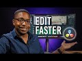 Edit Faster in DaVinci Resolve: 5 Quick Tips