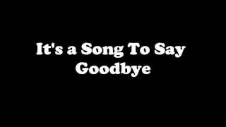 Placebo - Song To Say Goodbye (Lyrics)