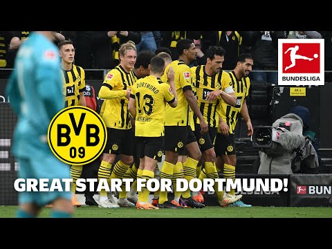 Borussia dortmund are back on top of the bundesliga