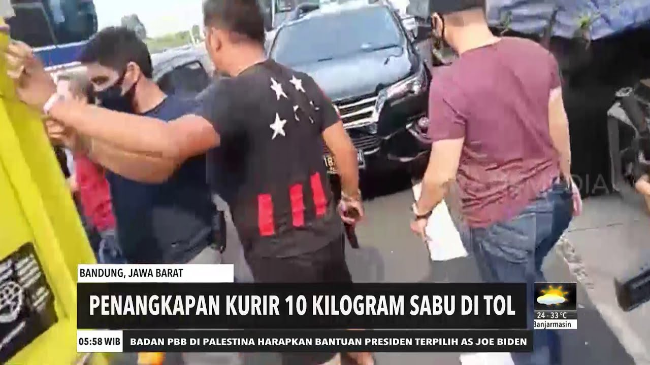 Penangkapan Kurir 10 Kilogram Sabu Di Tol | REDAKSI PAGI (11/11/20)