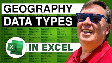 Excel Data Types Revolution: Data Types Introduced - Episode 2264