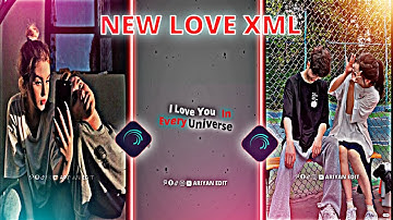 NEW COUPLE 💞 TREND VIDEO ||ALIGHTMOTION XML FILE 🎟️ BY @Ariyan edit #xml#alightmotion#cuple#new