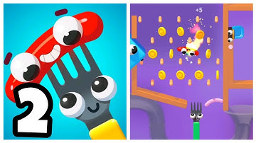 Fork N Sausage Walkthrough Gameplay Android IOS | RC PLAYERZ #2