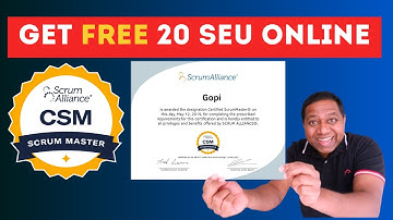 EASIEST Way to Get 20 SEU Credits for Your Scrum Certification!
