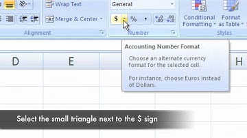Excel - Adding Foreign Currency for PC.mov