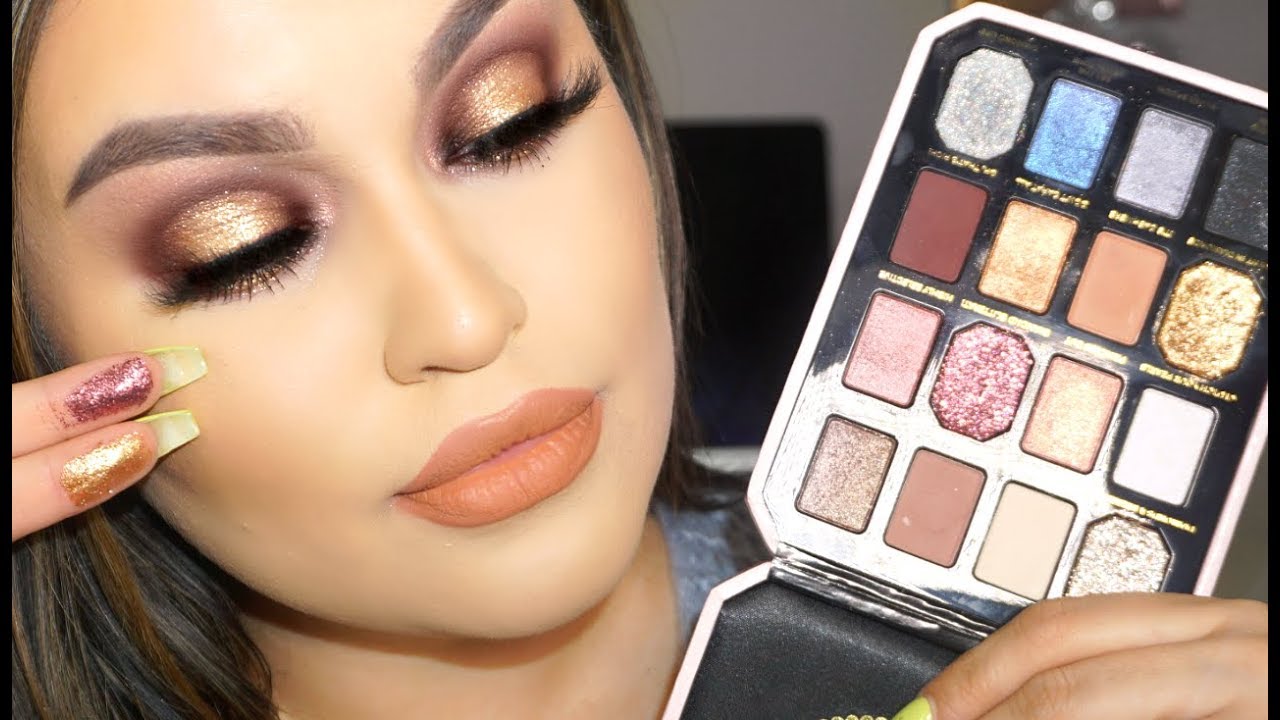 TOO FACED PRETTY RICH PALETTE DEMO + REVIEW - YouTube