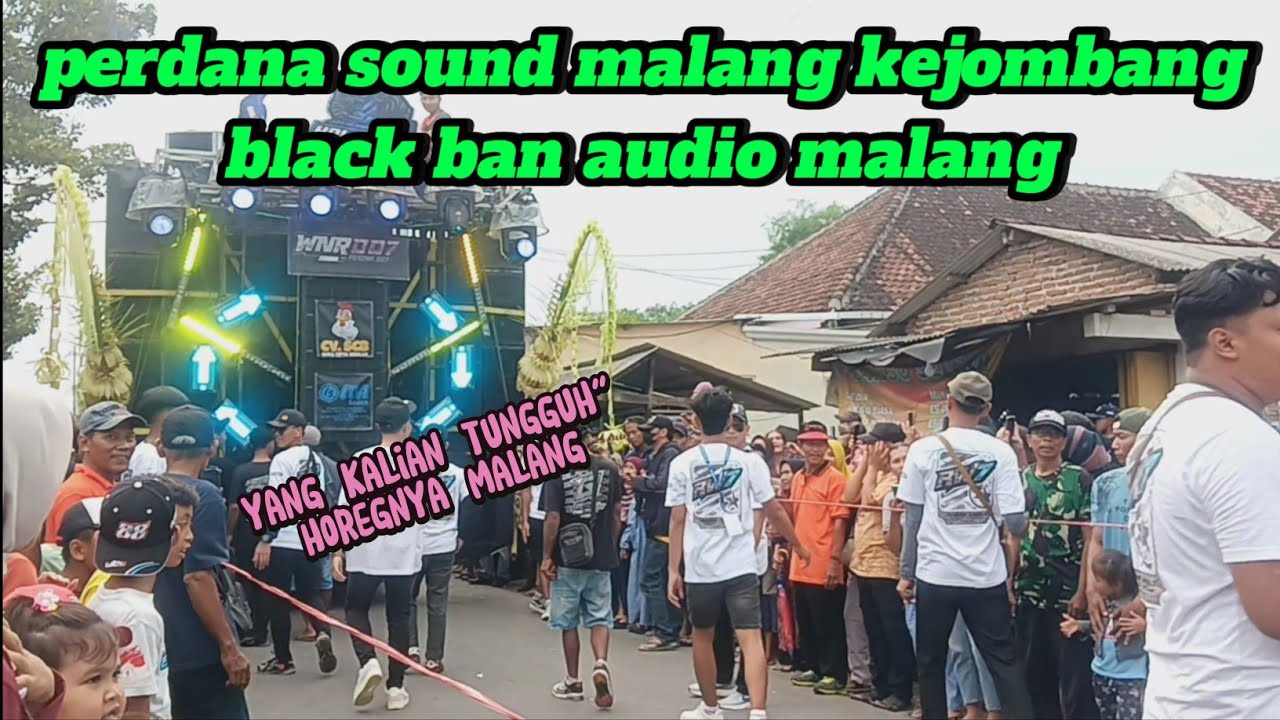 Perdana BLACK BAN AUDIO MALANG karnaval sentul tembelang jomnang