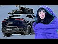 Wintercamping In Einem Lambo Slowakische Ausgabe