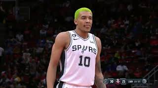 Jeremy Sochan One-Handed Free Throws 🤔😅