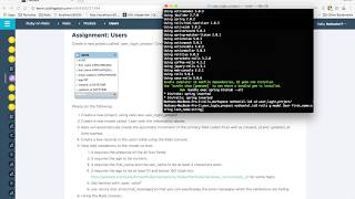 Ruby on Rails: Creating a user model