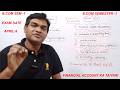 Financial Account| B.com Semester 1| Important Chapter| Important Questions| Theory| Session 2025-29