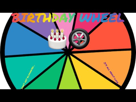 Day 2 of spinning the birthday wheel #shorts 