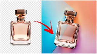 Product Photo Editing - Parfume bottle | Change Background | Blend Pictures | Compositing