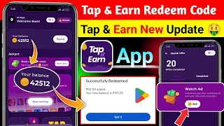 Tap & Earn App New Update Today | Tap & Earn App Super Offers Complete Kaise Kare | Tap & Earn Trick screenshot 4