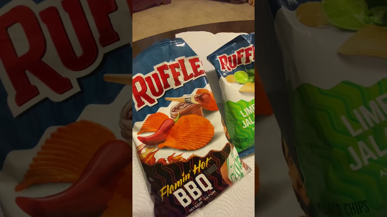 Trying Ruffles New Flavored Chips🤗