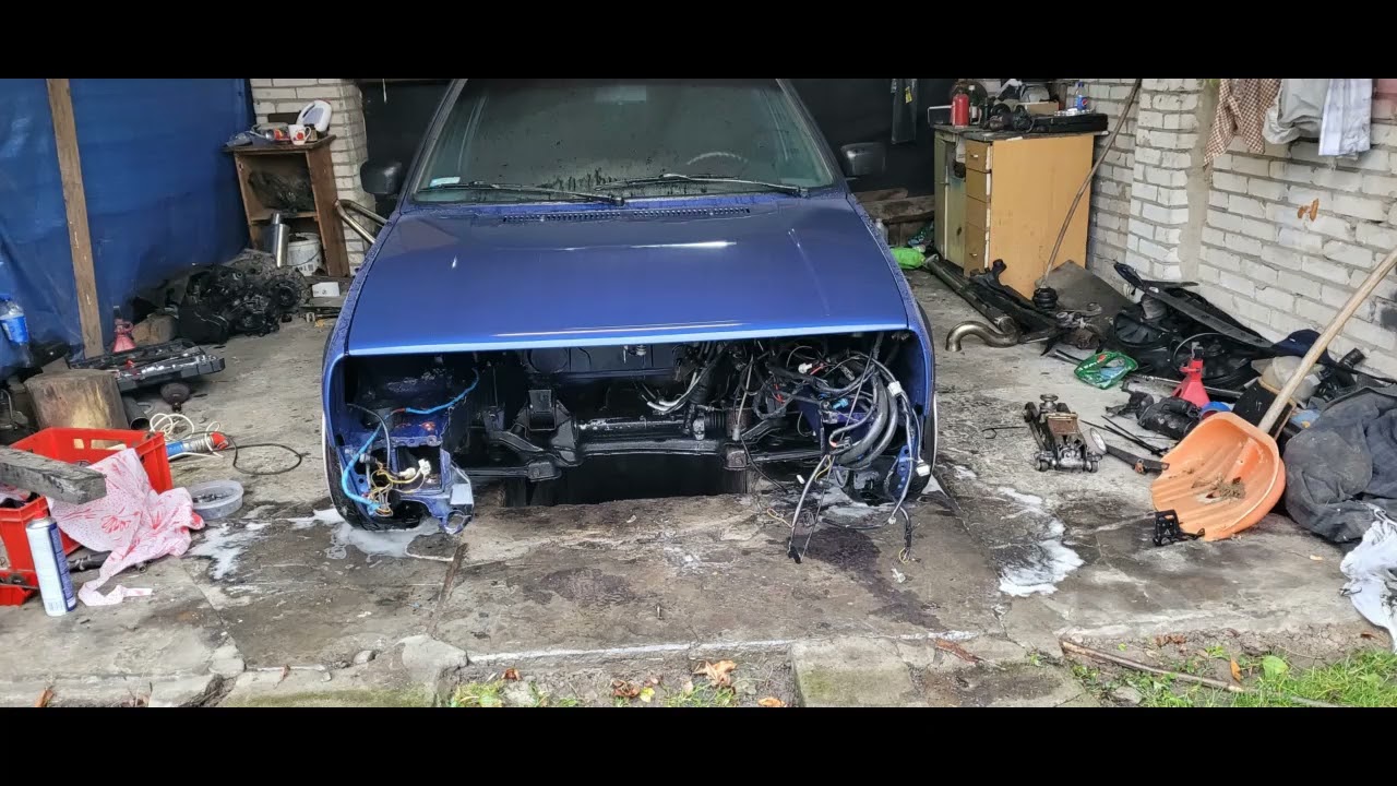 VW GOLF II SWAP ENGINE TURBO ABF 2.0 16V PROJECT