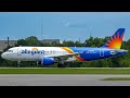 Allegiant A320 Takeoff Concord NC