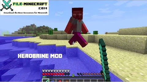 [REVIEW] HEROBRINE MOD FOR MINECRAFT