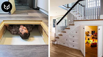 INCREDIBLY INGENIOUS Hidden Rooms and Secret Furniture #7