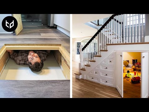 INCREDIBLY INGENIOUS Hidden Rooms and Secret Furniture #7