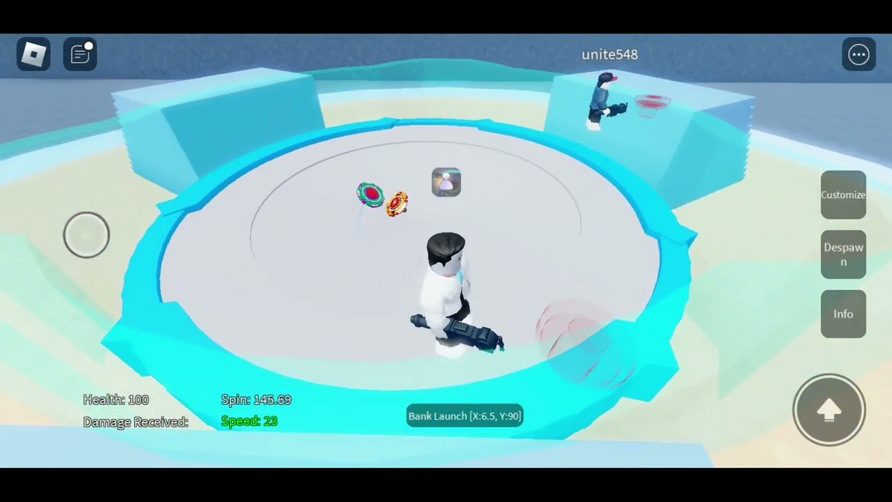 I Bet You Can't Win BayBlade Burst Challenge || Roblox Bayblade physics